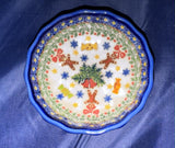 Kalich Gingerbread Man Small Scalloped Bowl - Pattern: Gingerbread Man