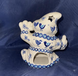 Bluebird Luminary Ghost - Shape: 520 - Pattern: Bluebird (C-040)