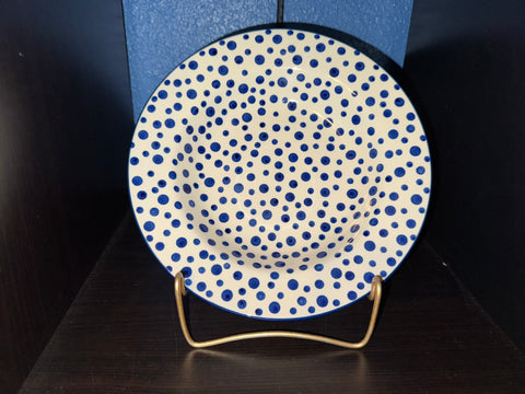 Polka Dot Delight Pasta Plate - Shape: 014 - Pattern: Polka Dot Delight (61X)