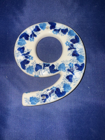 Blue Cherry Nine - Shape B09 - Pattern Blue Cherry (2222)