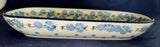 Ceramika Artystyczna Blue Enchanted Rectangular Baker - Shape: 392 - Pattern: Blue Enchanted