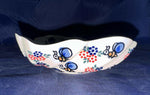 Bee in Flight Scalloped Dish - Pattern: Bees in Flight
