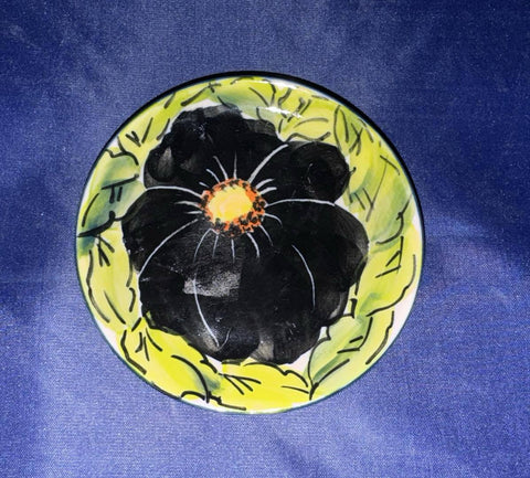 Black Blossom Coaster - Pattern: Black Blossom