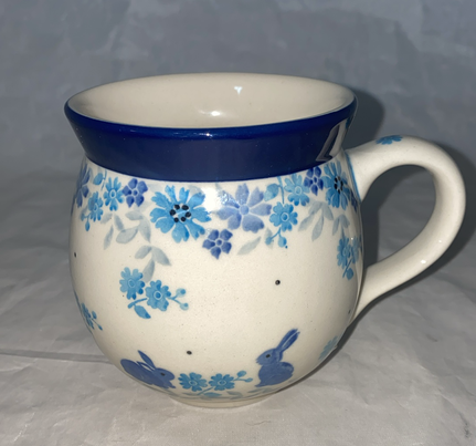 Blue Bunny 16 oz. Bubble Mug - Shape: 073 - Pattern: Blue Bunny