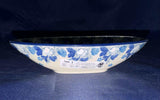Blue Cherry 7" Oval Bowl - Shape: D85 - Pattern: Blue Cherry (2222)