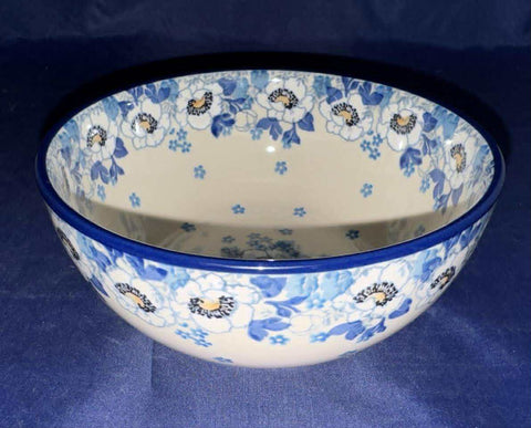 Blue Cherry Bowl - Shape: C38 - Pattern: Blue Cherry (2222)