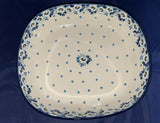 Blue Cherry 14" Baker - Shape: 157 - Pattern: Blue Cherry (2222)