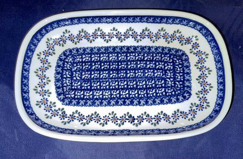 Blue Daisy 10" Platter - Shape: 392 - Pattern: Blue Daisy