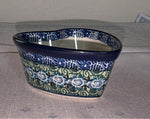 Blue Flower Heart Dish - Shape: A45 - Pattern: Blue Flower (1798)