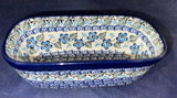 Ceramika Artystyczna Blue Blossom Mini Loaf Baker - Shape: 238 - Pattern: Blue Blossom (2272X)