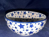 Blue Stars Small Bowl - Shape: C94 - Pattern: Blue Stars (359AX)