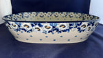 Blue Cherry 14" Baker - Shape: 157 - Pattern: Blue Cherry (2222)