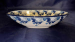 Blue Cherry Oval Bowl - Shape: D85 - Pattern: Blue Cherry (2222X)