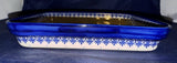 Blue Lattice Small Baker - Pattern: Blue Lattice