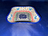 Butterfly in the Garden Square Bowl - Pattern: Butterfly in the Garden