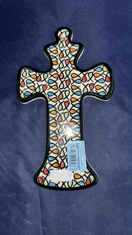 Zaklady Colorful Fish Cross - Shape: DU221 - Pattern: Colorful Fish