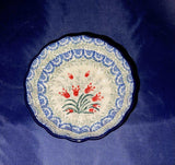Coral Bell Small Scalloped Bowl - Shape: 023 - Pattern: Coral Bell (1437)
