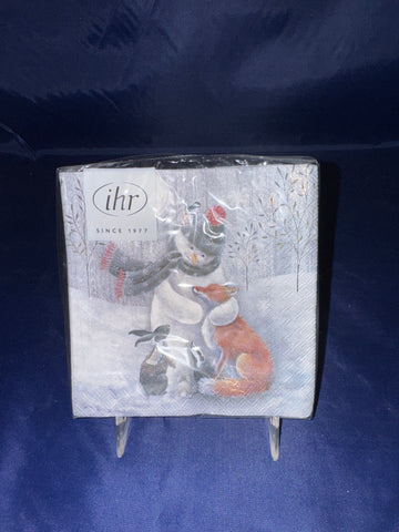 Snowman with Friends Cocktail Napkins