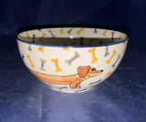Moja Limited Edition Dachshund with Friends Cereal Bowl