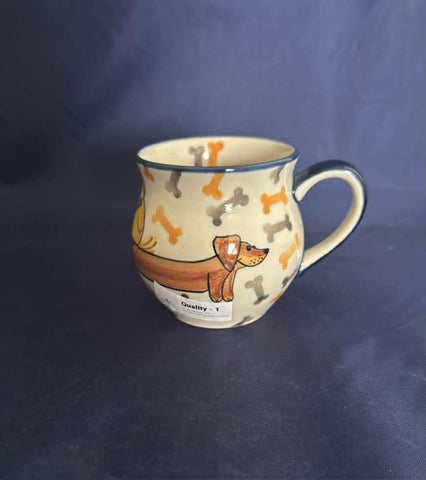 Moja Dachshund with Friends 8 oz. Bubble Mug