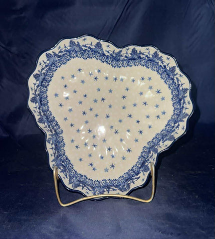 Ceramika Artystyczna Dr. Zhivago 9" Fluted Bowl - Shape: B65 - Pattern: Dr. Zhivago (2329X)