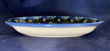 Andy Dripping Flowers Small Oval Dish