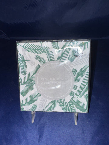 Green Palm Leaves Cocktail Napkins
