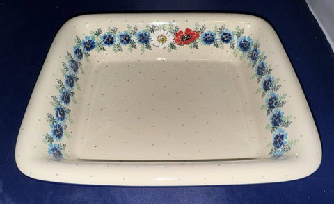 Flower Celebration 11" Rolled Baker - Shape: 855 - Pattern - Flower Celebration (2510X)
