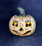 Galia Grass with Bats Luminary Pumpkin - Shape: AD33D
