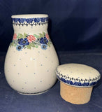 Ceramika Artystyczna Garden Party Large Corked Canister - Shape: E29 - Pattern: Garden Party (1535X)