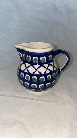 Green Dot Creamer - Shape: GU785 - Pattern: Green Dot