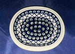 Green Dot Large Candy Dish - Shape: GU280 - Pattern: Green Dot