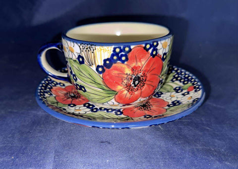 Manufaktura Isabel Cup & Saucer - Shape: F-043 - Pattern: Isabel (IM02)
