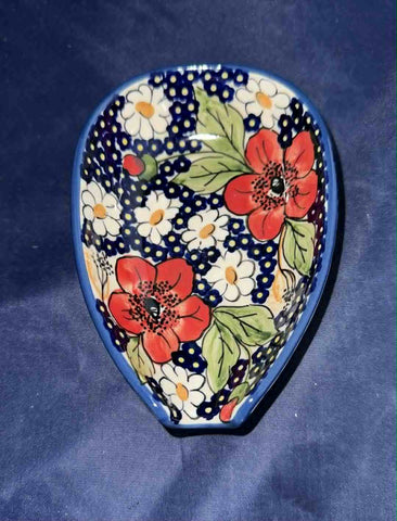 Manufaktura Isabel Spoon Rest - Shape: P-093 - Pattern: Isabel (IM02)
