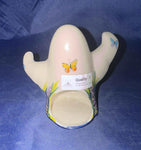Moja Lavender with Butterflies Small Luminary Ghost