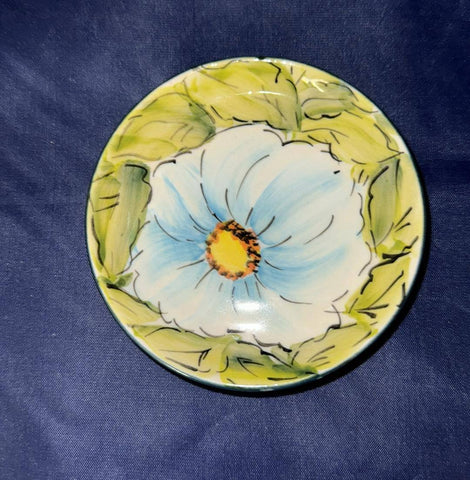 Moja Light Blue Blossom Coaster