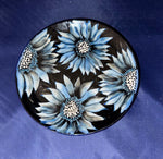 Moja Midnight Daisy (ART) Dessert Plate