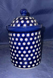 Ceramika Artystyczna Owls Eye 8" Canister - Shape: 491 - Pattern: Owls Eye (70AX)
