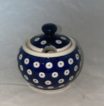 Owls Eye Sugar Bowl - Shape: GU729 - Pattern: Owls Eye