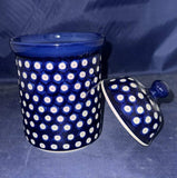 Ceramika Artystyczna Owls Eye 8" Canister - Shape: 491 - Pattern: Owls Eye (70AX)