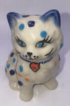 Pastel Dot Sitting Cat Figurine - Factory: Phoenix