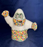 Cer-A-Niela Spring Floral Luminary Ghost with Mask