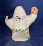 Cer-A-Niela Spring Floral Luminary Ghost with Mask
