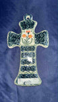 Peach Spring Daisy Cross - Shape 532 - Pattern Peach Spring Daisy (560)