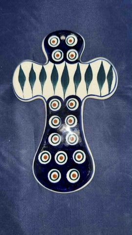 Manufaktura Peacock Wall Cross - Shape: K-062 - Pattern: Peacock (54)