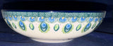 Peacock Feather B91 Bowl - Shape: B91 - Pattern: Peacock Feather (2218X)