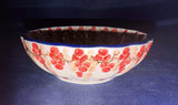 Pink Peppercorn Small Scalloped Bowl - Shape: 023 - Pattern: Pink Peppercorn (2387X)