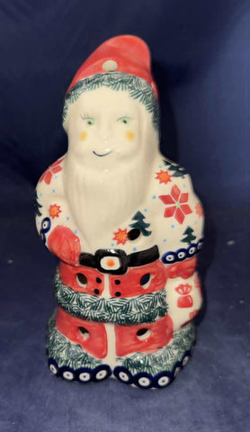 Galia Presents with Trees Luminary Santa - Shape: MJ06 - Pattern: Presents with Trees (Unikat)