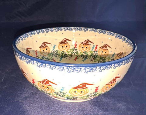 Pumpkin Scarecrow C38 Bowl - Shape: C38 - Pattern: Pumpkin Scarecrow (1483X)
