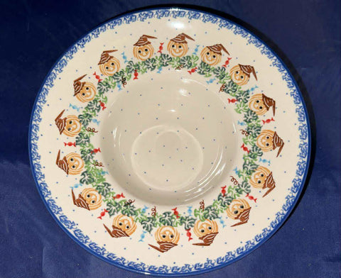 Pumpkin Scarecrow Soup Bowl - Shape: D86 - Pattern: Pumpkin Scarecrow (1483X)